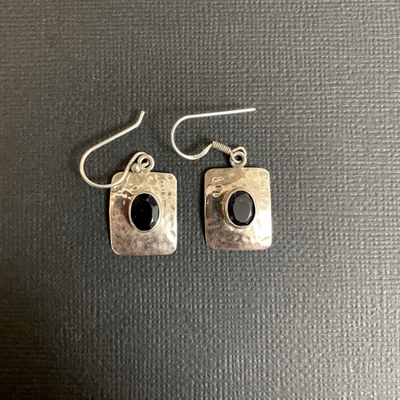 Sterling Silver and Amethyst Earrings - Picture 1 of 1